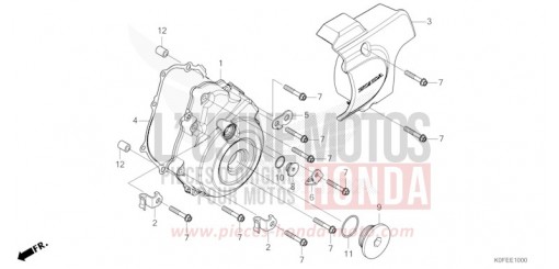 PANNEAU CARTER-MOTEUR G. Z125MAS de 2025